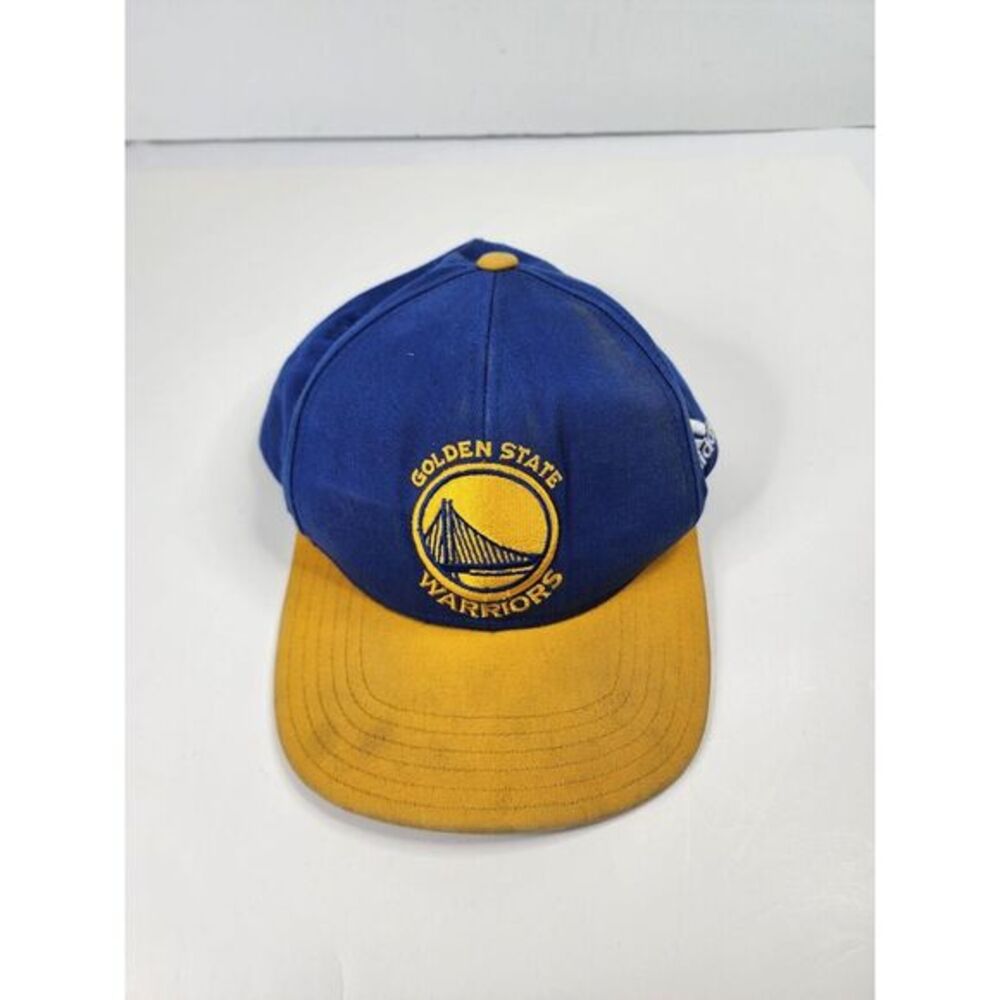 Youth Golden State Warriors Snapback Hat Cap Boy Girl NBA Adidas Blue Yellow